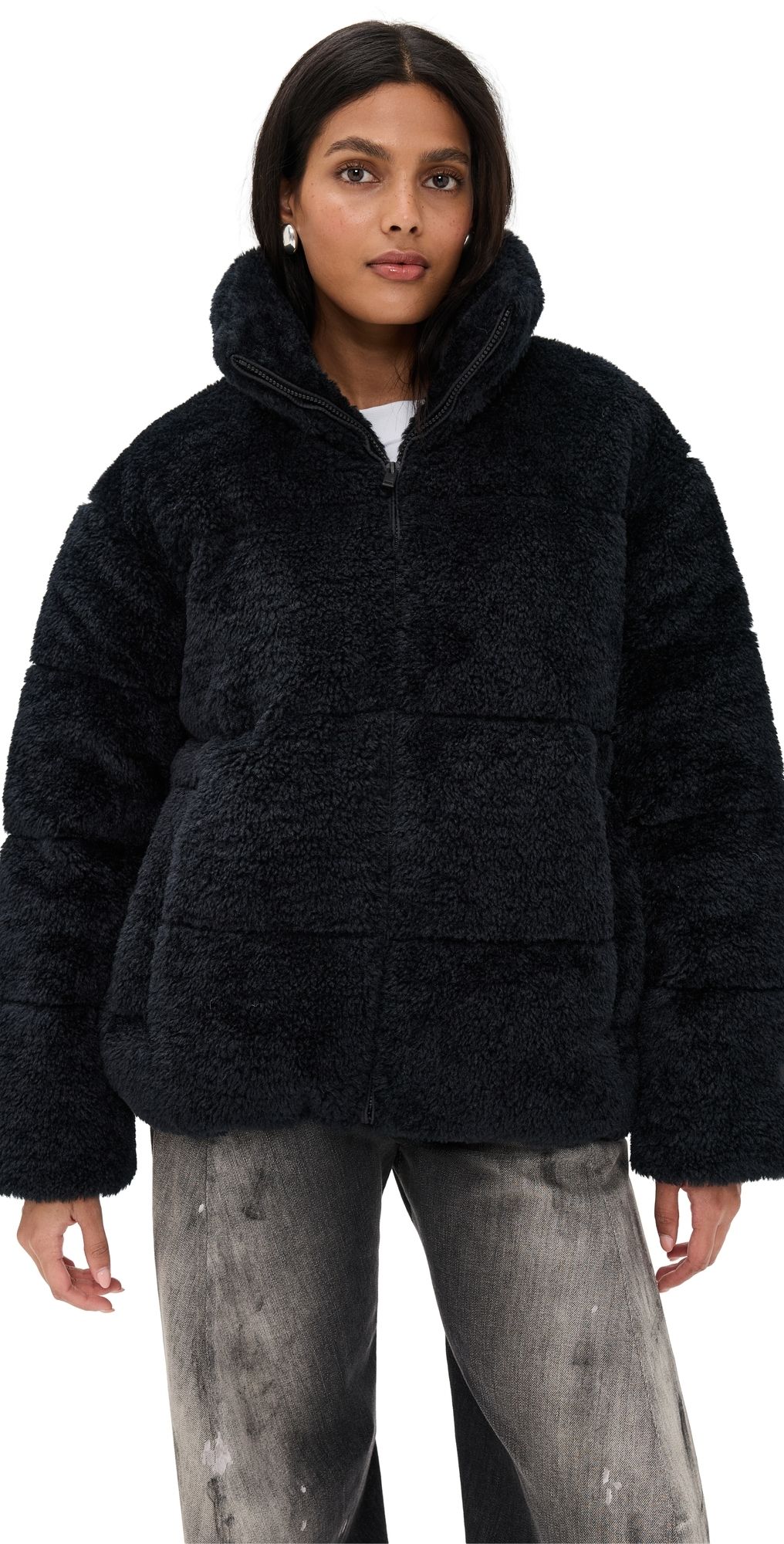 UGG Emmalyn Uggfluff Puffer Jacket Tar S