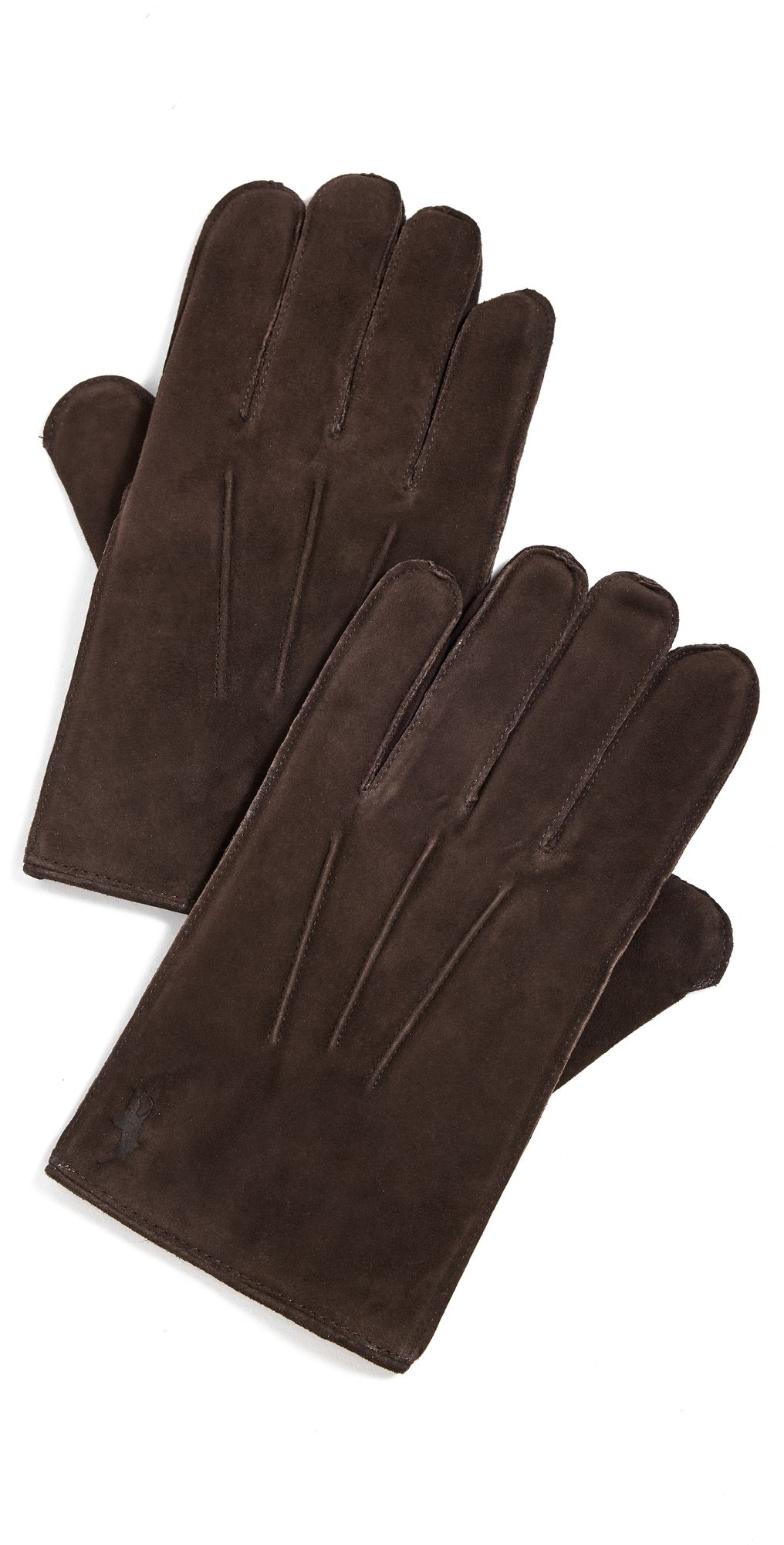 Polo Ralph Lauren Everyday Suede Gloves Dark Brown M