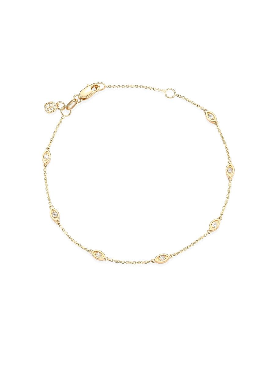 Women's Marquis Eye Station Bracelet