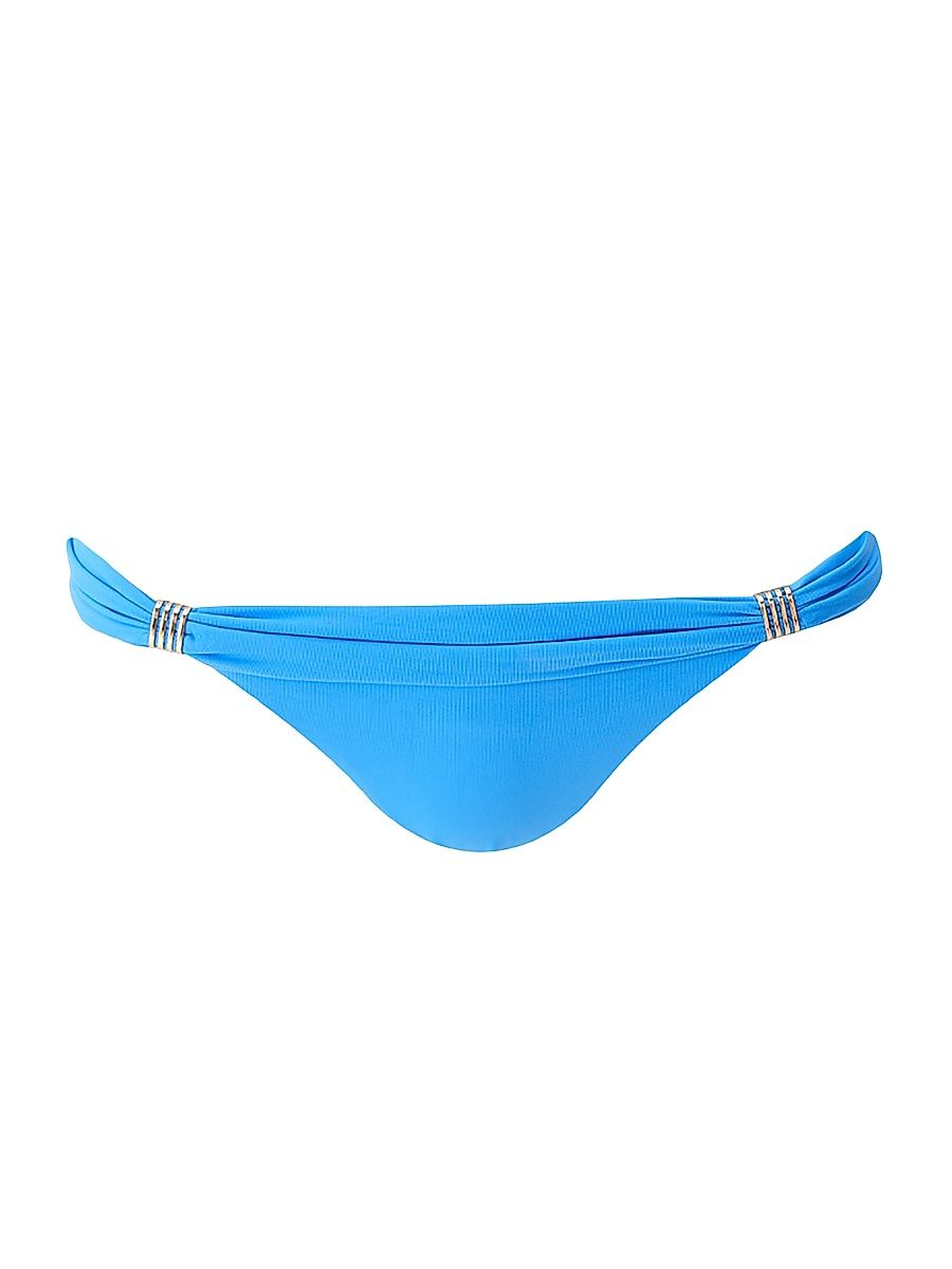 Women's Grenada Embellished Bikini Bottom - Ocean - Size 12