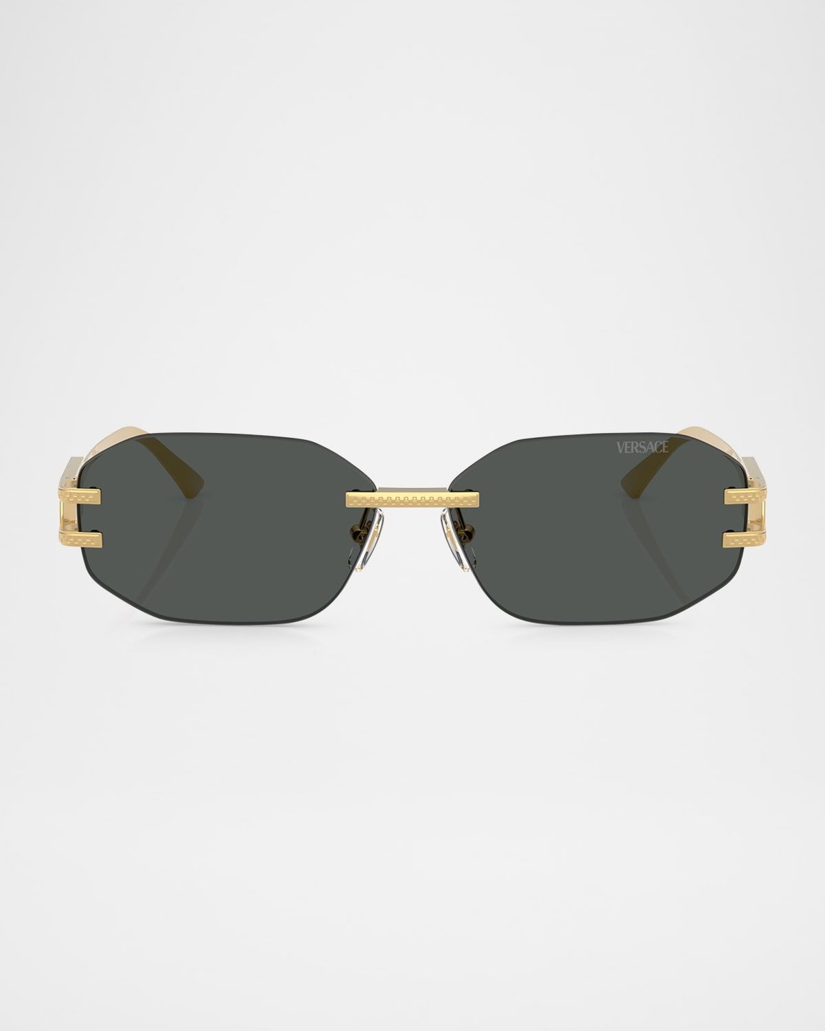 VE2274 Oval Metal Sunglasses