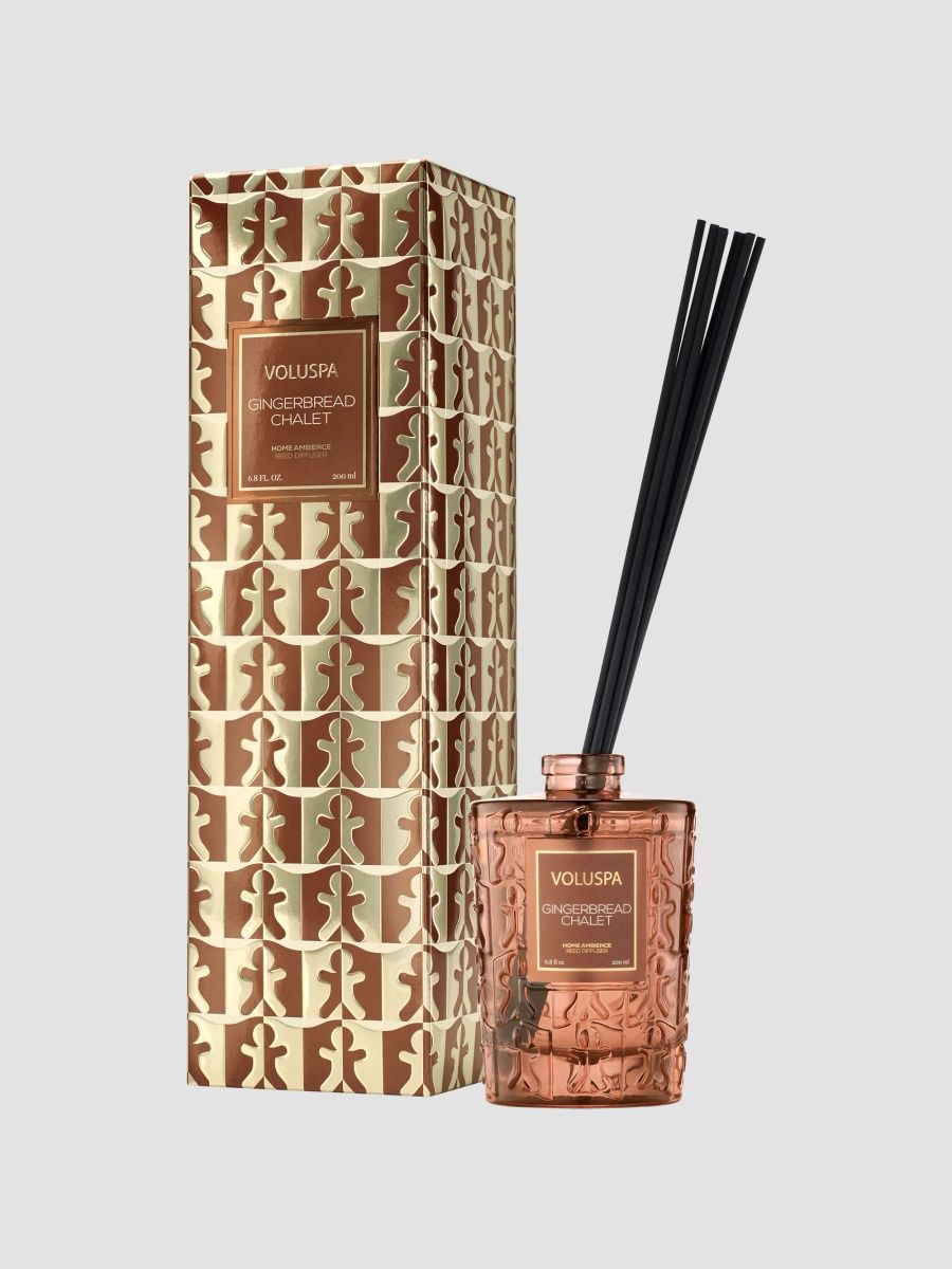 Voluspa Gingerbread Chalet Reed Diffuser