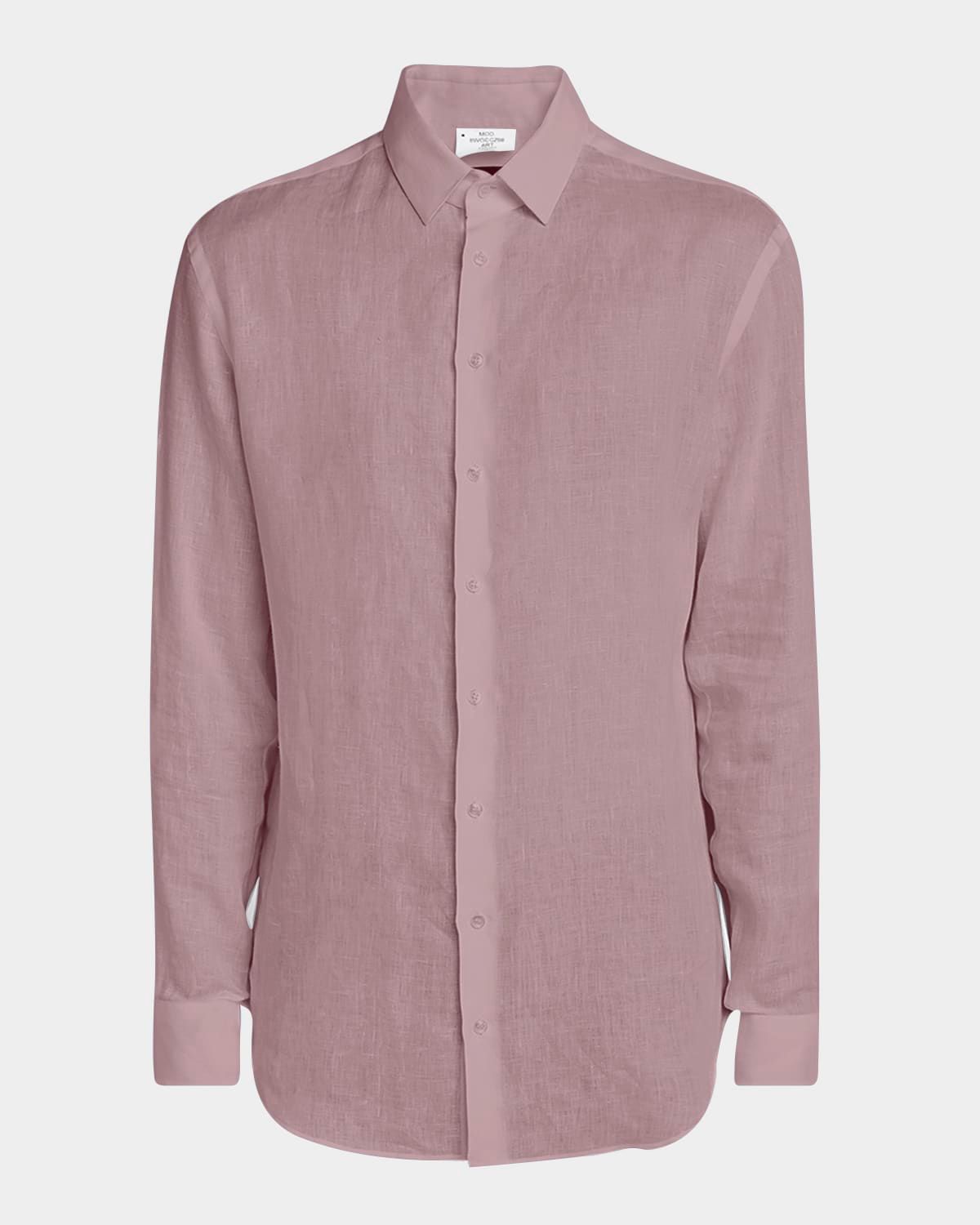Men & apos;s Classic Solid Linen Sport Shirt