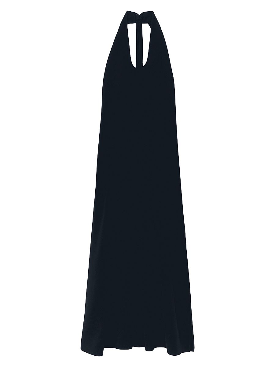 Women's Ember Crepe Halterneck Maxi Dress - Black - Size 10