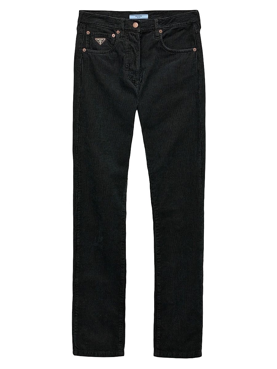 Women's Five-Pocket Pants - Black - Size 28