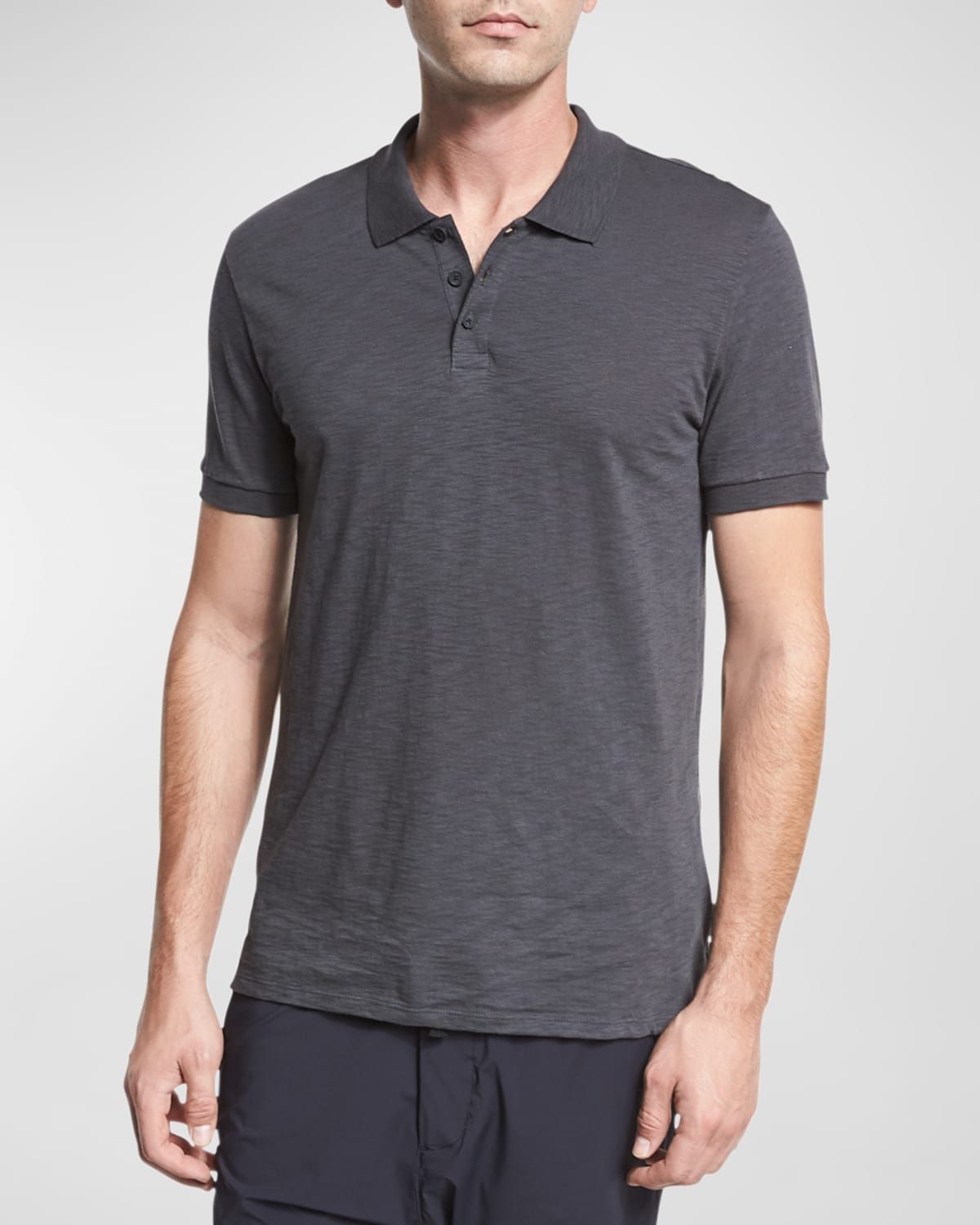 Classic Slub Cotton Polo Shirt