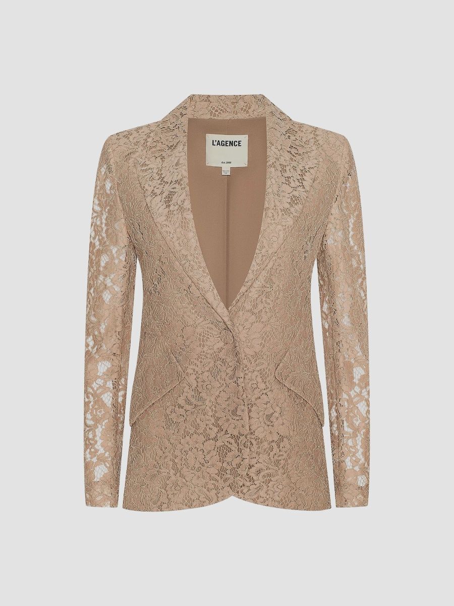 L'AGENCE Women's Chamberlain Blazer - Cappuccino - Size 0