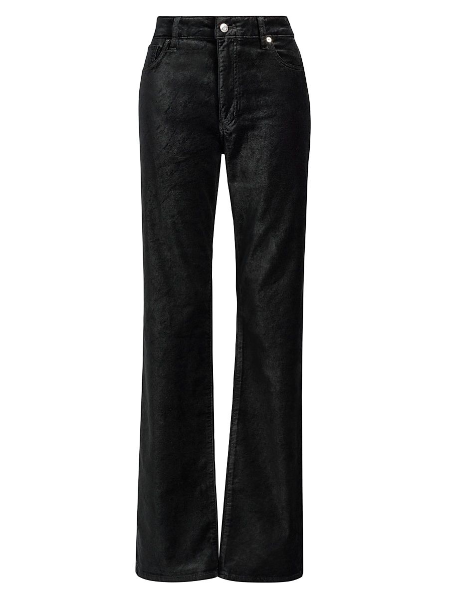 Women's The Reboot Velveteen pants - Green Smoke Velvet - Size 32