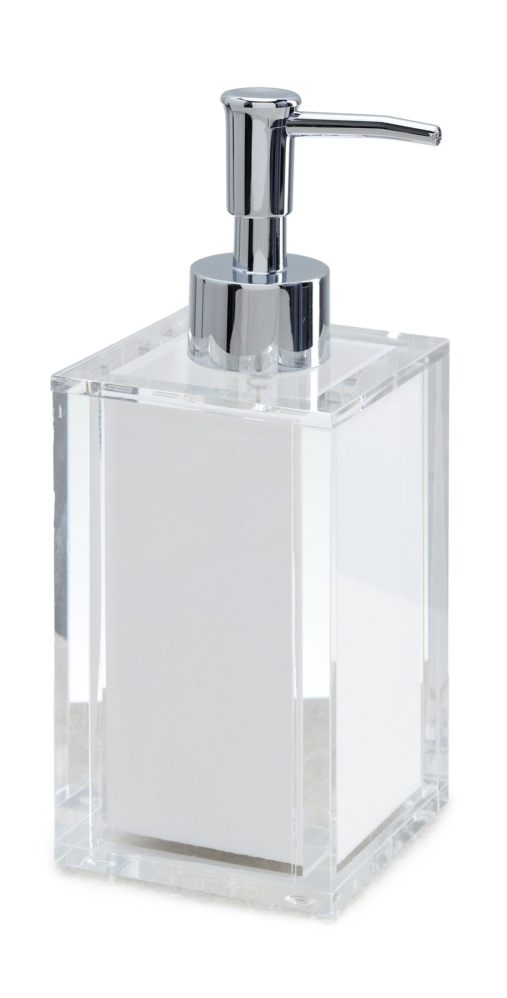 Tizo Design Acrylic Soap Dispenser with White Insert White One Size