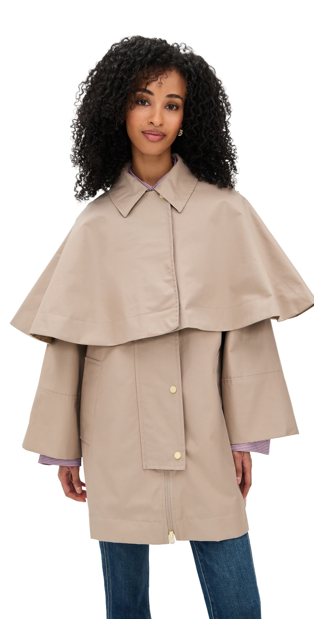 Barbour Fia Showerproof Jacket Honey/Ancient Poplar 12