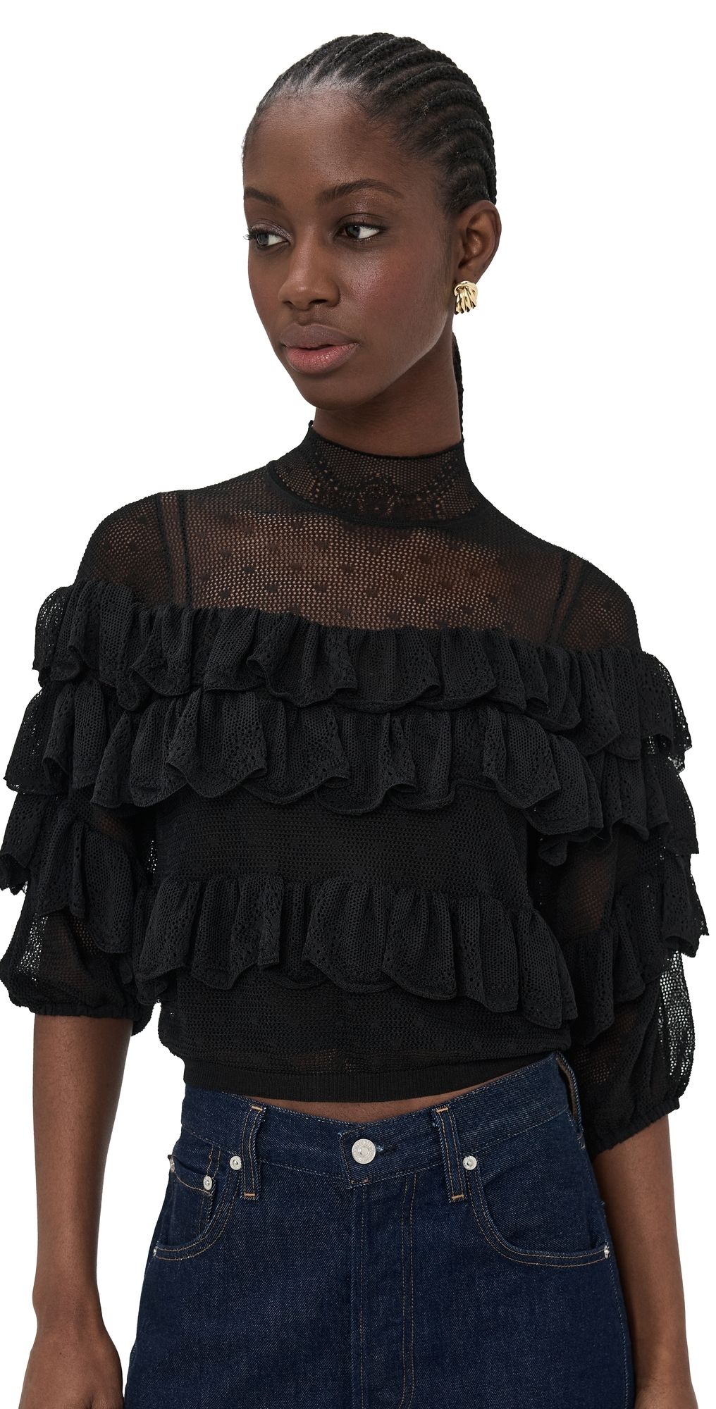 Ulla Johnson Corinna Top Noir M