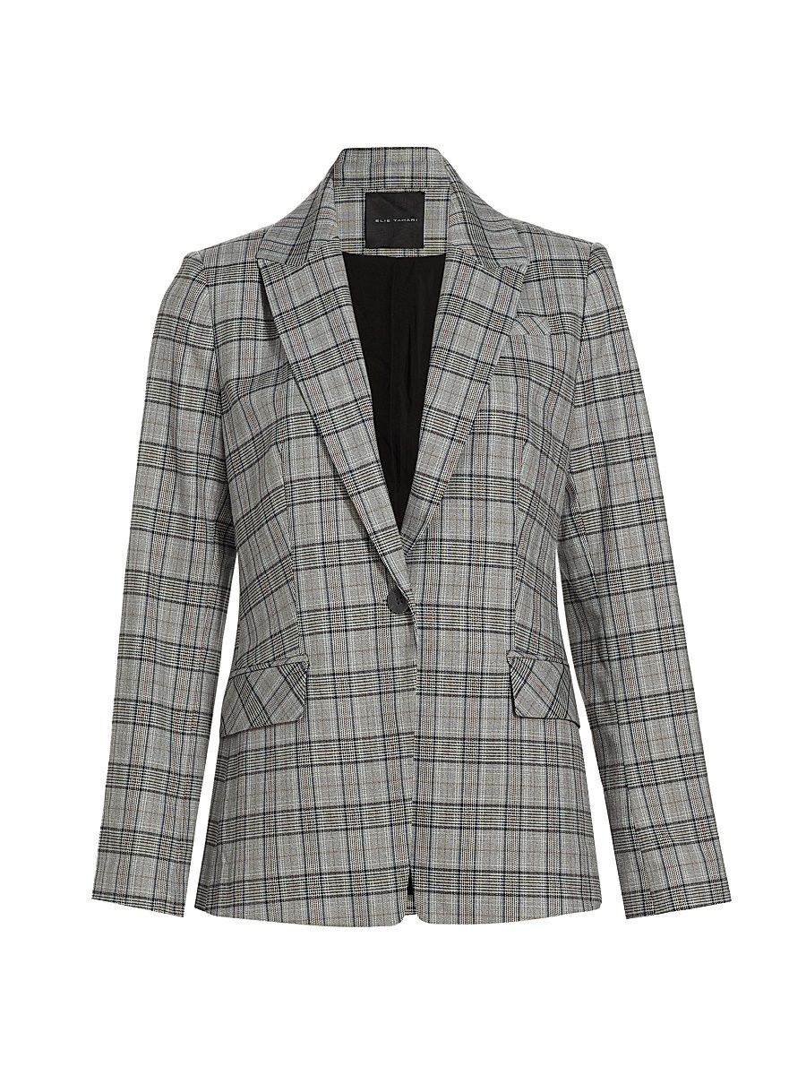 Women's Grayson Plaid Blazer - Grayson Plaid - Size 10