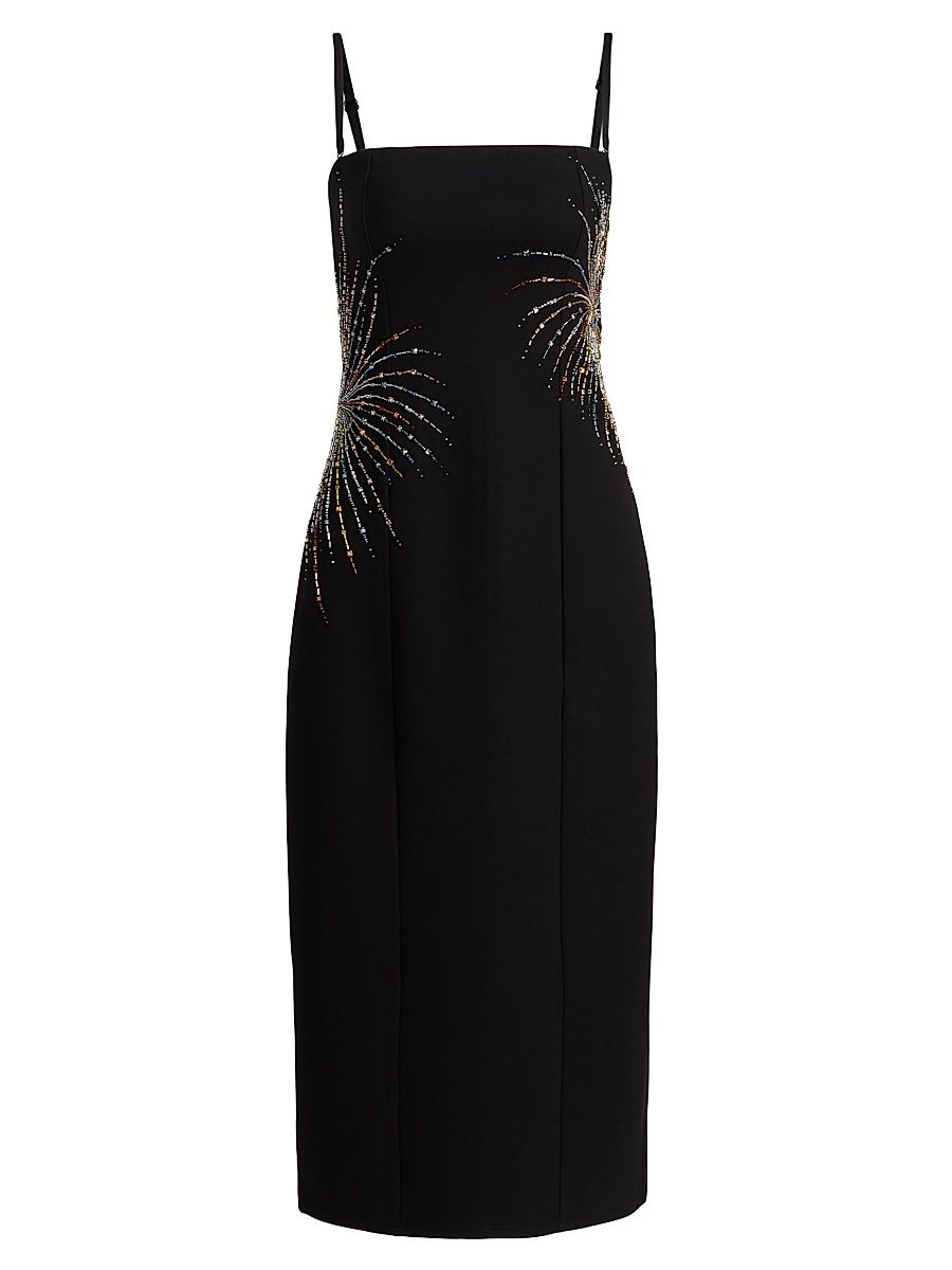 Women's Britney Beaded Cocktail Dress - Firework - Size XL