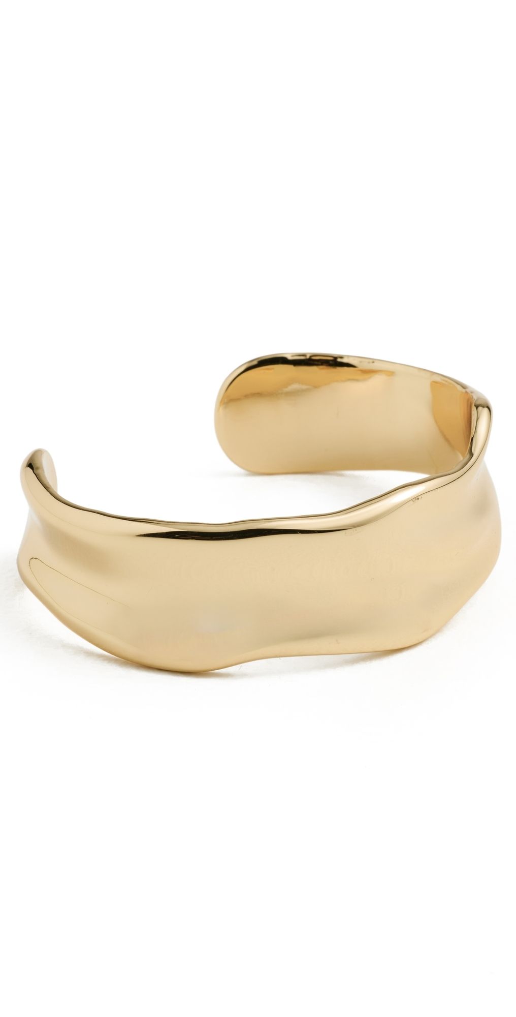 Ettika Wavy Days Cuff Gold One Size