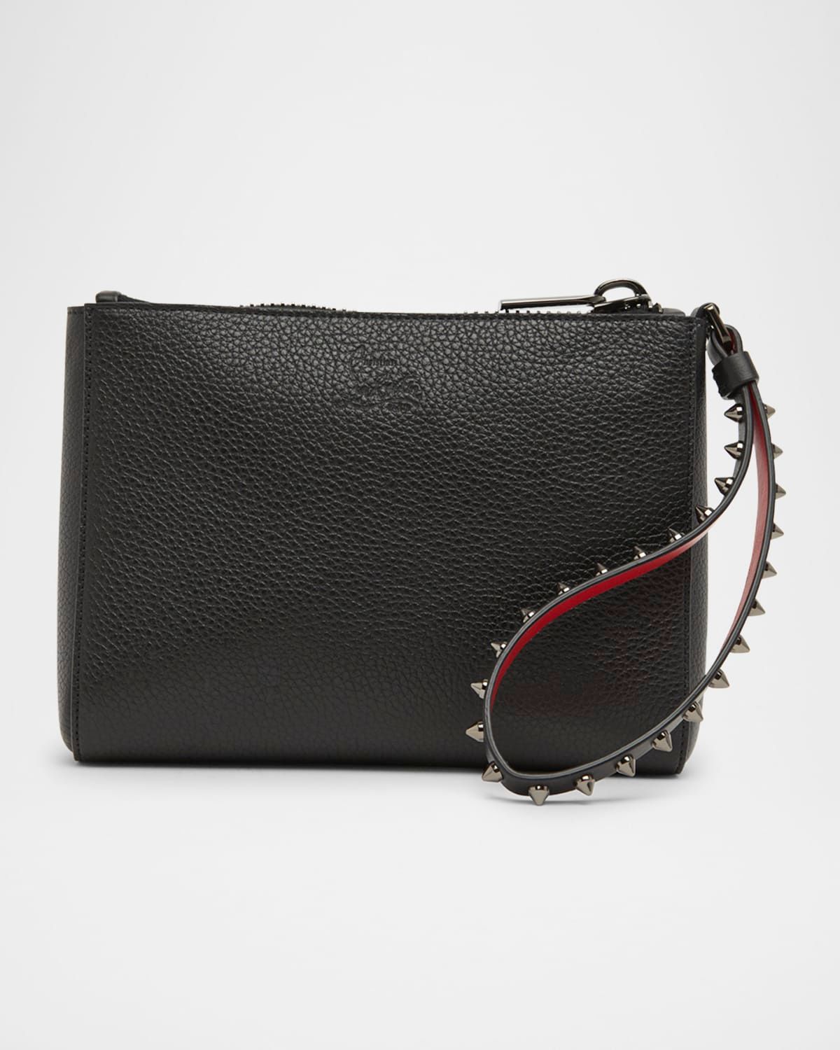 Cabata Mini Pouch Wristlet in Leather