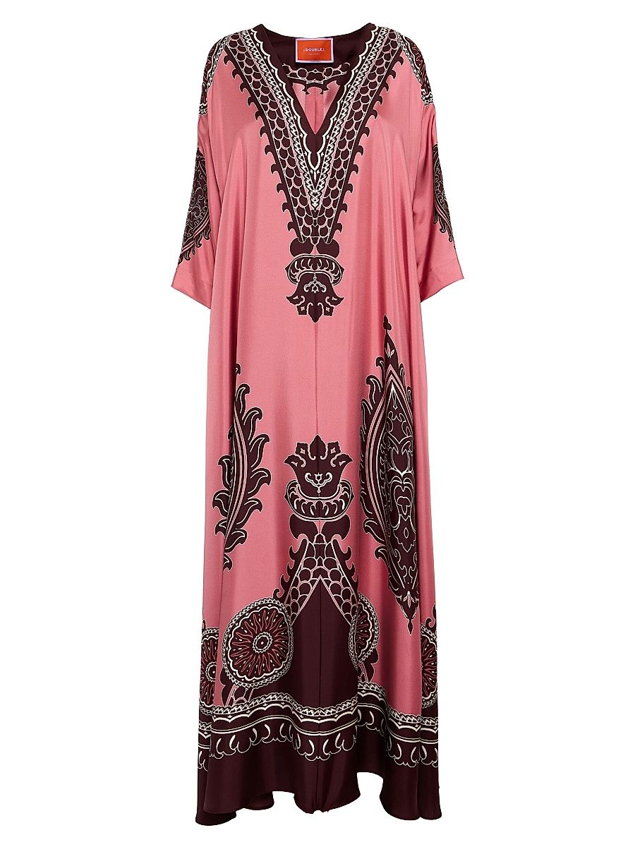 Women's Muumuu Dress - Oltrarno Placÿe Pink - Size Small