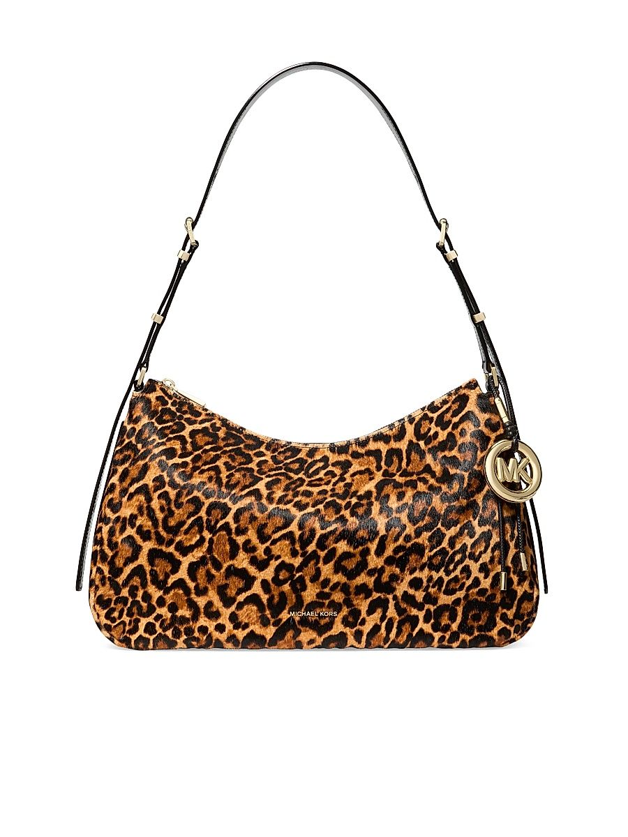 Women's Medium Nolita Leopard-Print Convertible Shoulder Bag - Marigold