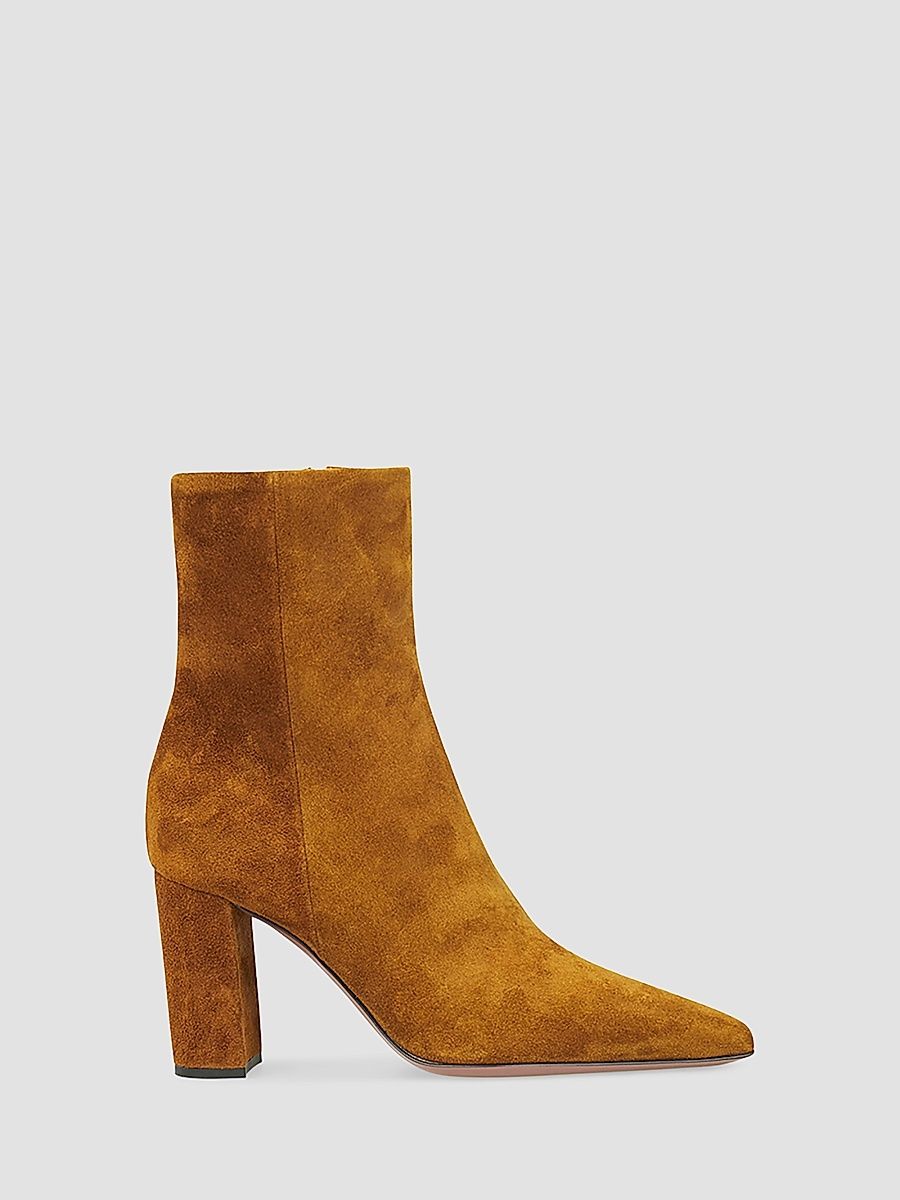 Women's Anja 85MM Suede Ankle Boots - Tundra - Size 9.5