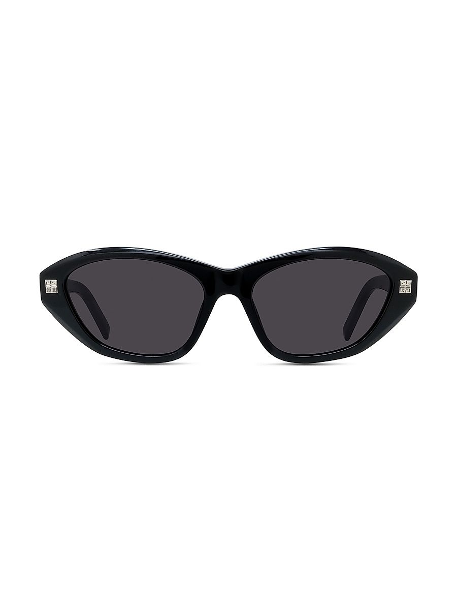 Women's Gv Day 55MM Cat-Eye Sunglasses - Shiny Black