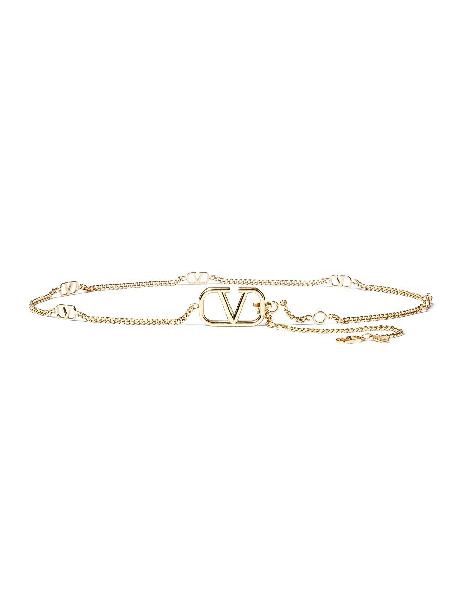 Women's VLogo Signature Chain Belt - Gold - Size Small