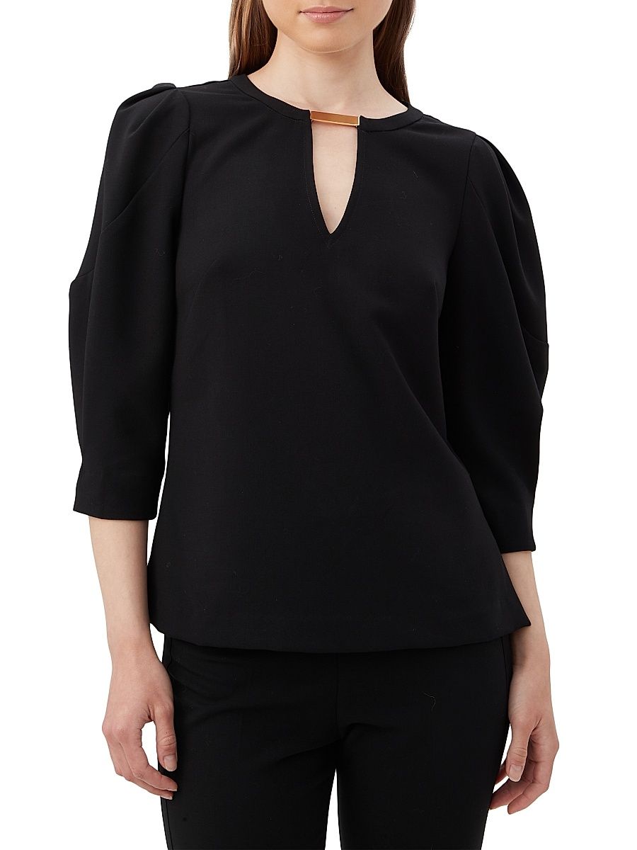 Women's Emiko Hardware Top - Black - Size Large