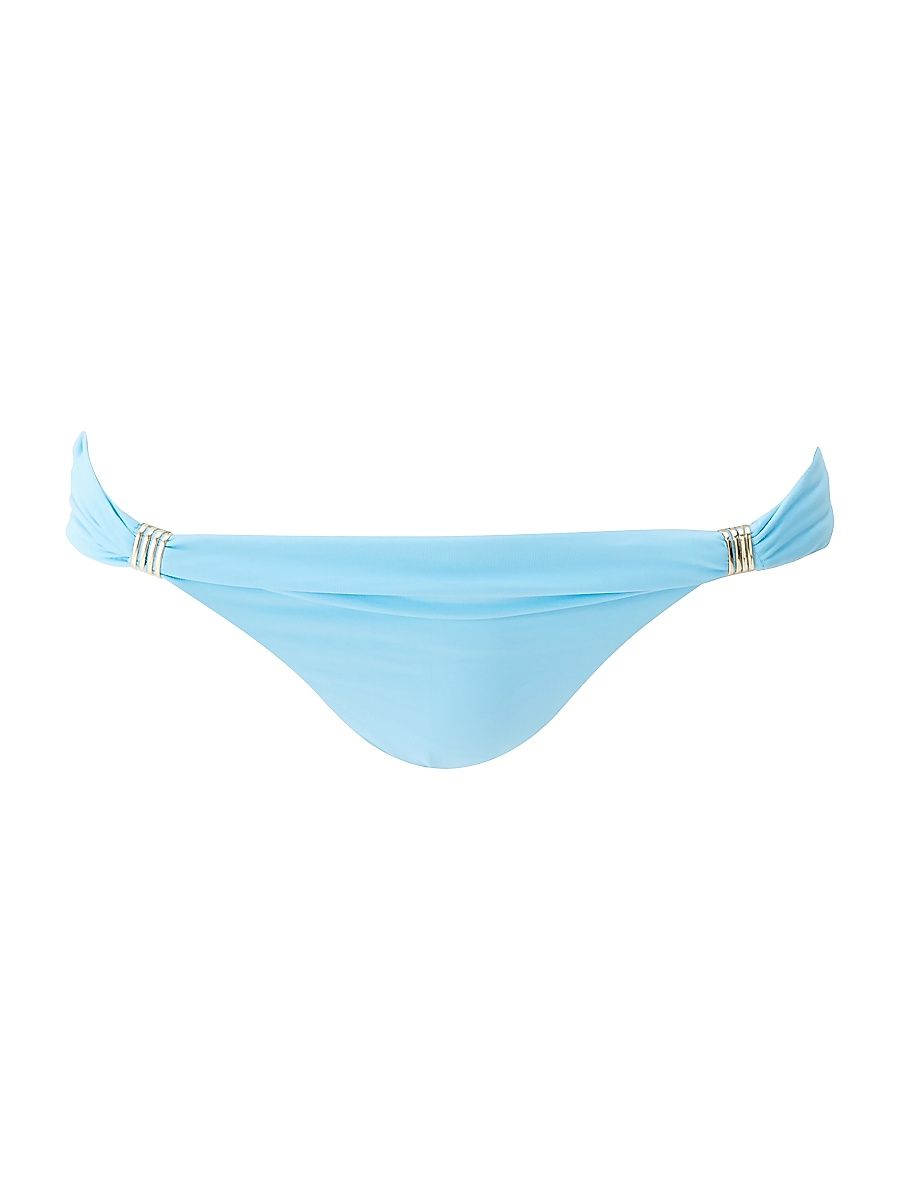 Women's Grenada Edition Embellished Hipster Bikini Bottom - Celeste - Size 8