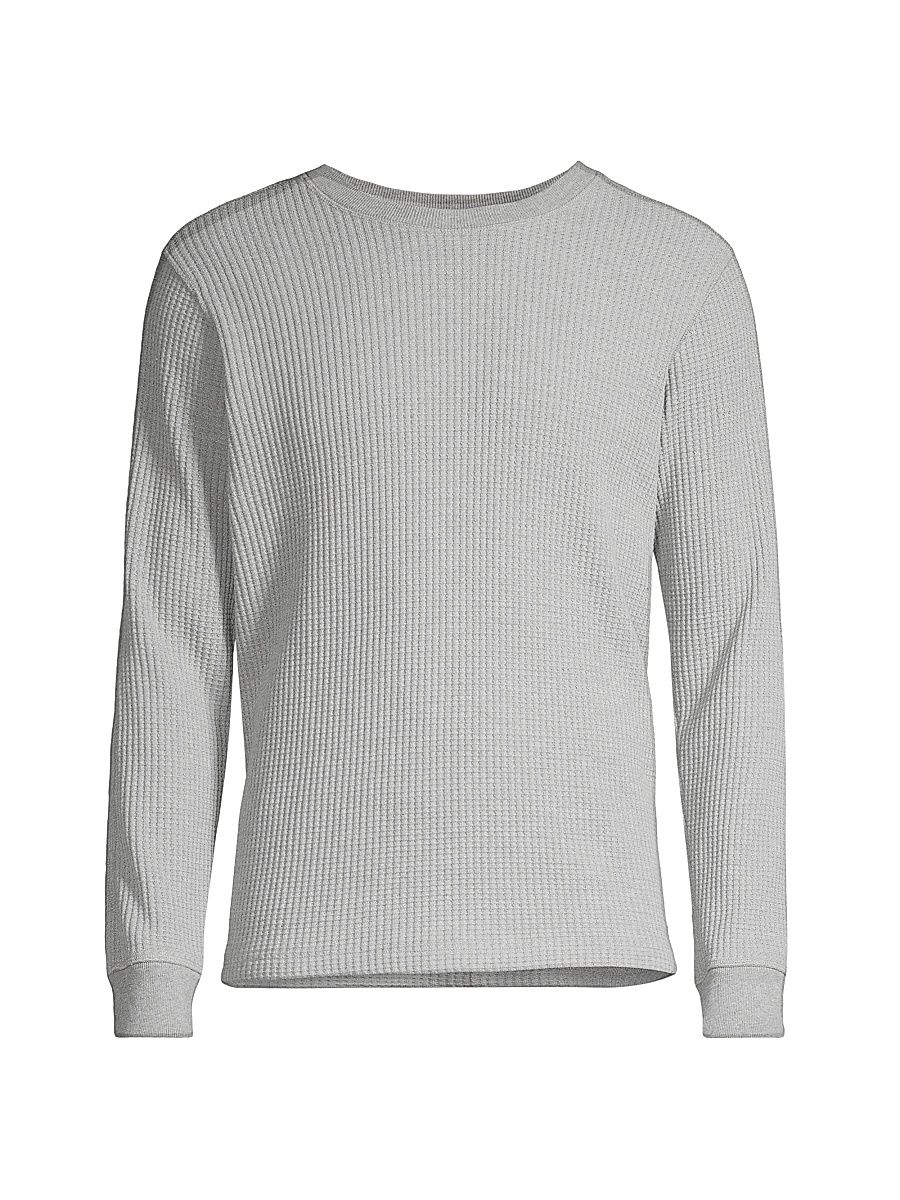 Men's Wade Thermal Crewneck Sweatshirt - Heather Grey - Size XL