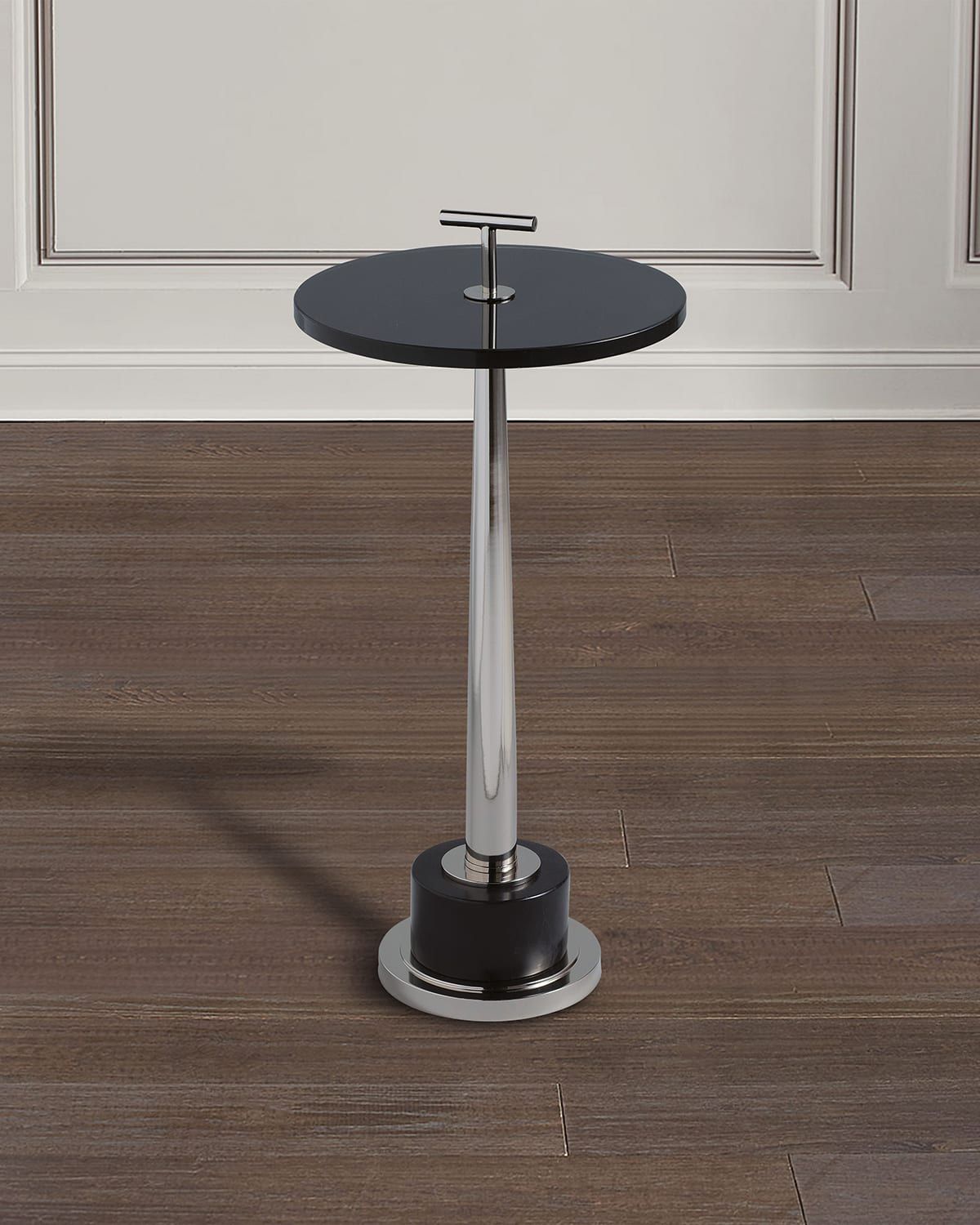 Toronto Nickel Accent Table