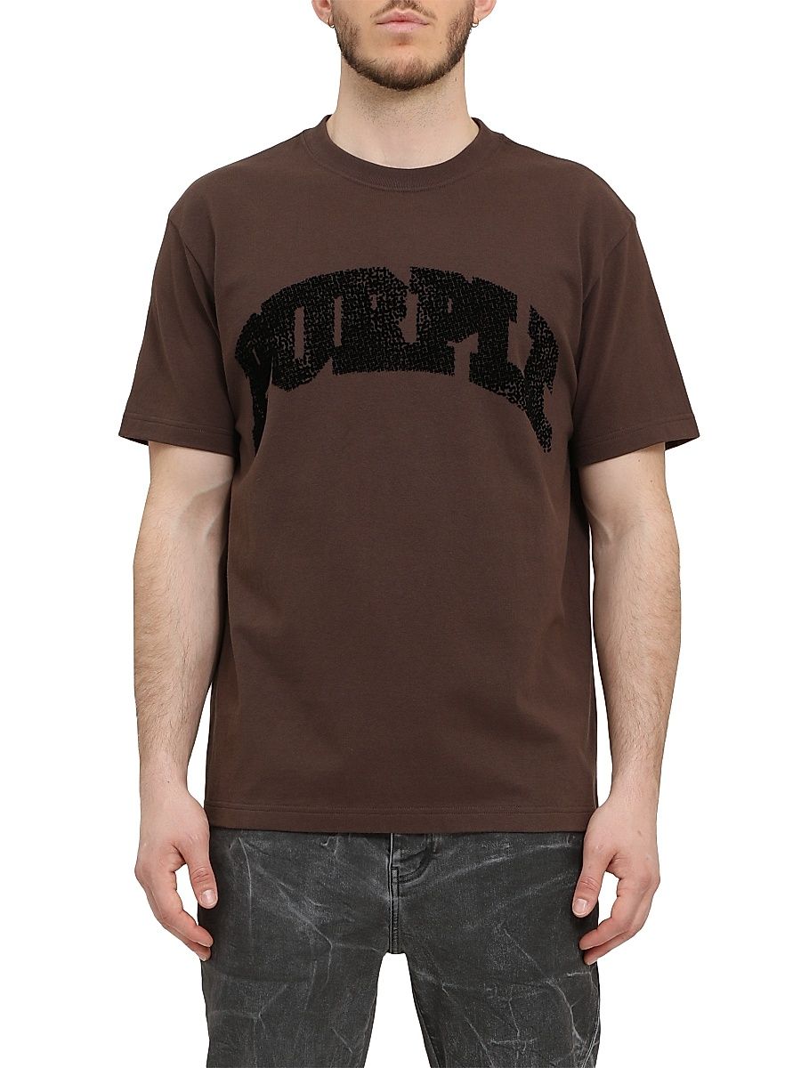 Men's Logo Heavyweight Jersey Crewneck T-Shirt - Black - Size XXL