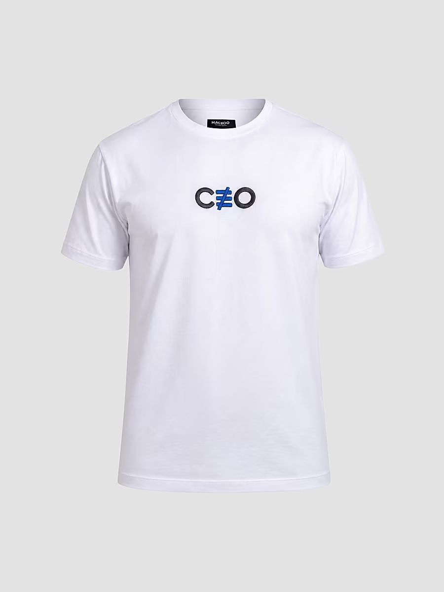 Men's Cotton T-Shirt - White - Size Medium
