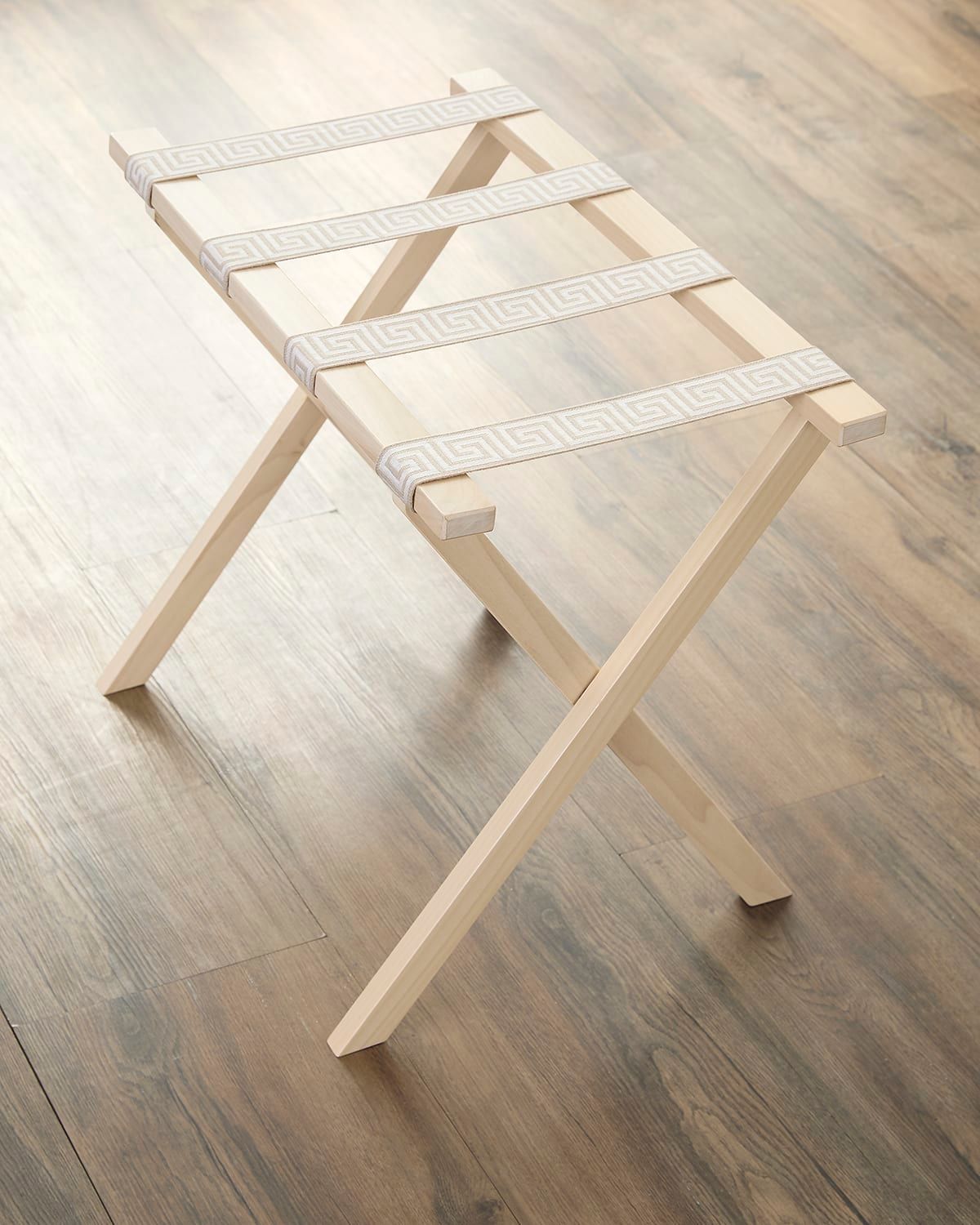 Greek Key Luggage Rack