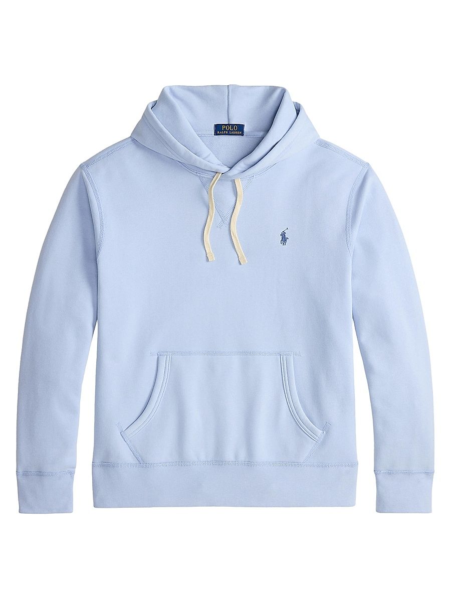 Men's The RL Fleece Drawstring Hoodie - Southport Blue - Size XS