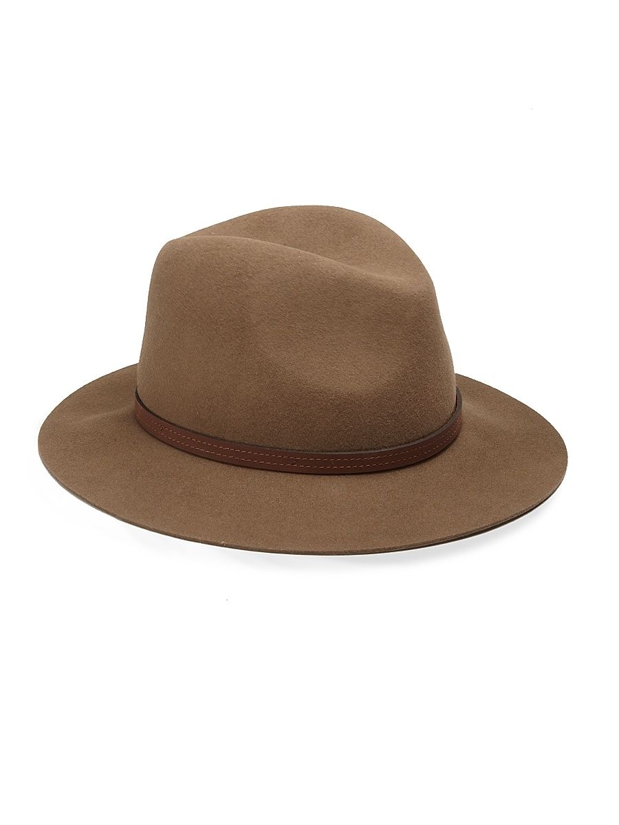 Women's Floppy Brim Fedora - Pecan - Size Large