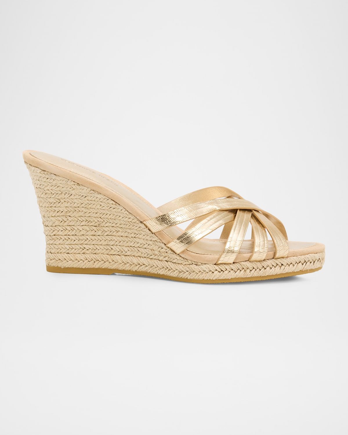 Phylina Leather Espadrille Wedge Sandals