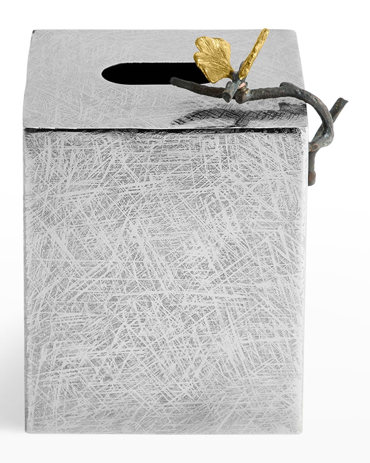 Butterfly Ginkgo Tissue Box Holder