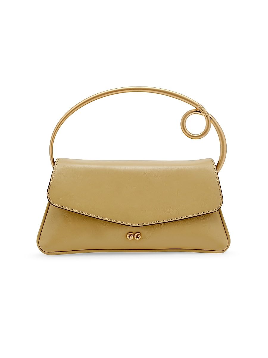 Women's Emily Leather Top-Handle Bag - Sand