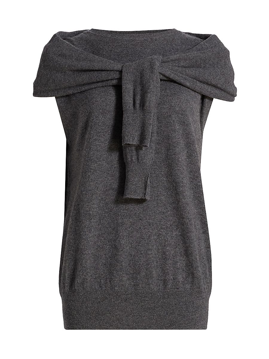 Women's Othelia Cashmere Sweater - Graphite - Size Medium