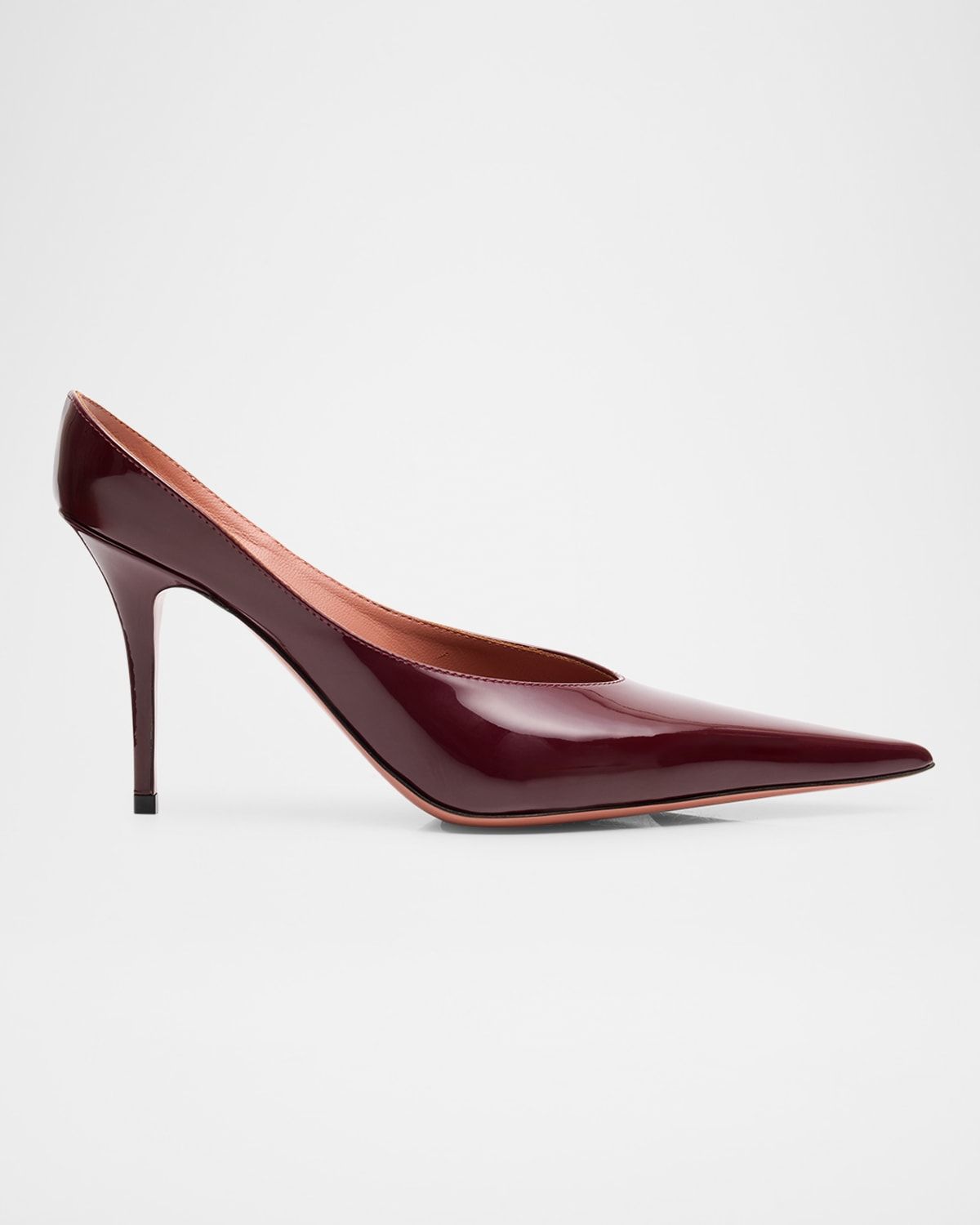 Anok Patent Leather Mule Pumps