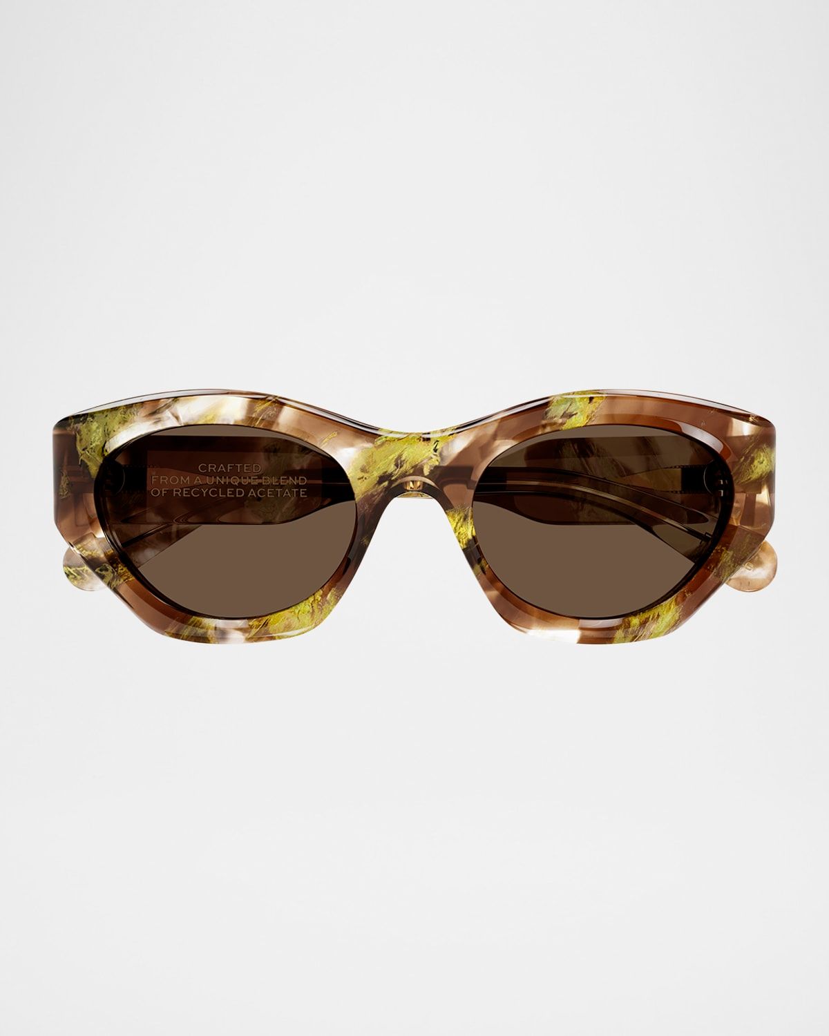 Logo Acetate Cat-Eye Sunglasses