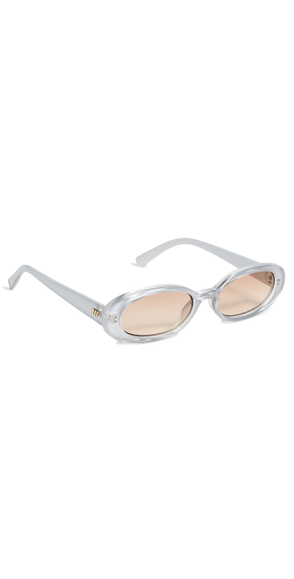 Le Specs Outta Love Sunglasses Silver Pearl One Size