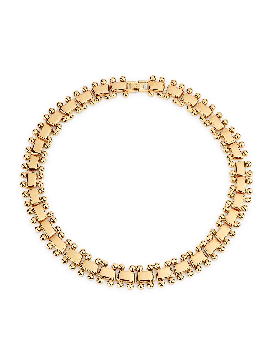 Women's 14K-Gold-Plated Collar Necklace - Polished Gold
