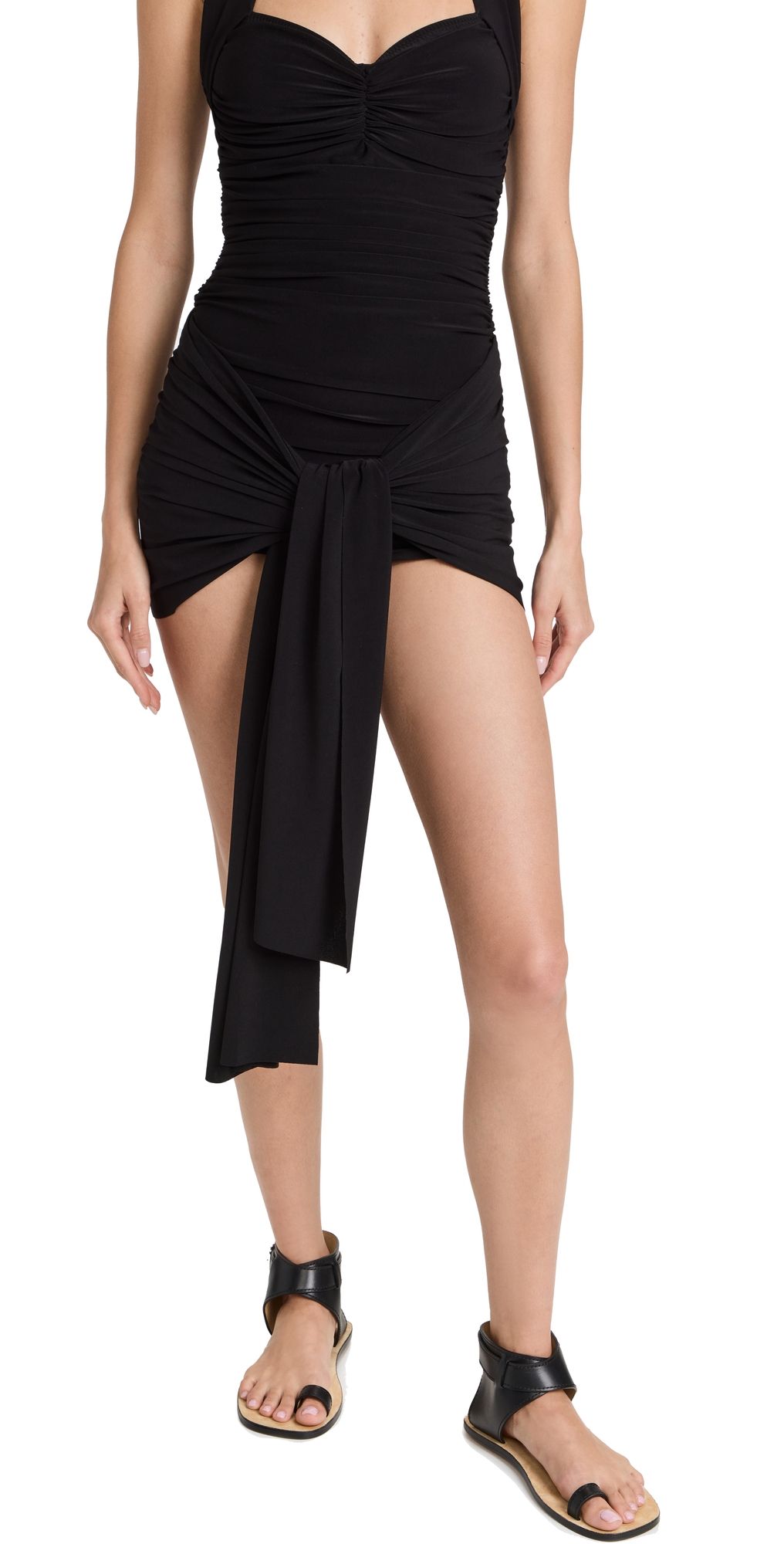 Norma Kamali Kamali Kulture Pareo Black One Size