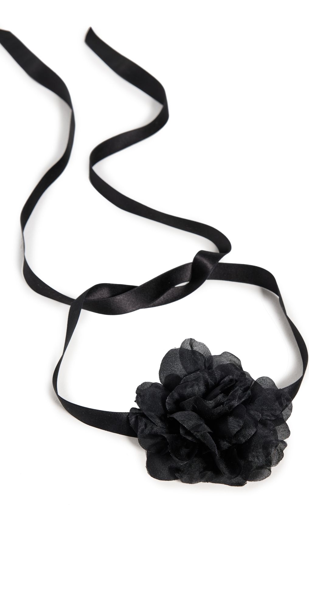 Jennifer Behr Anelise Ribbon Tie Black One Size