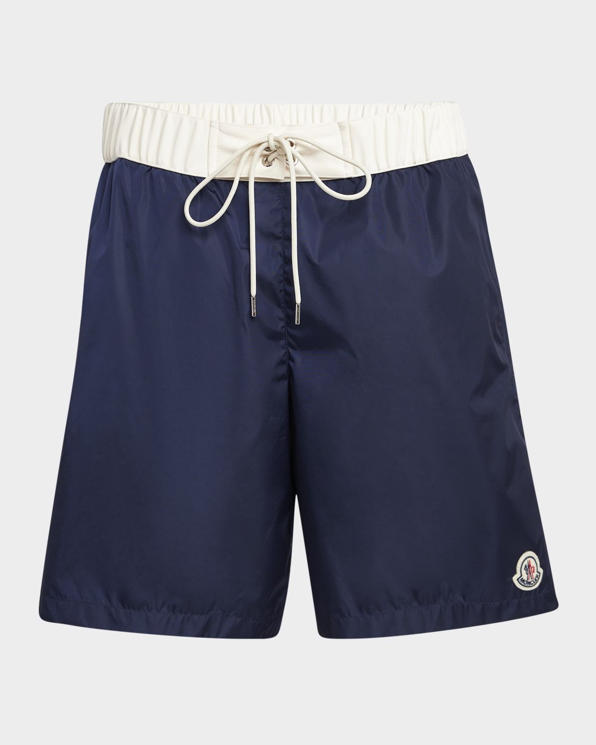 Men & apos;s Nylon Contrast-Band Swim Shorts