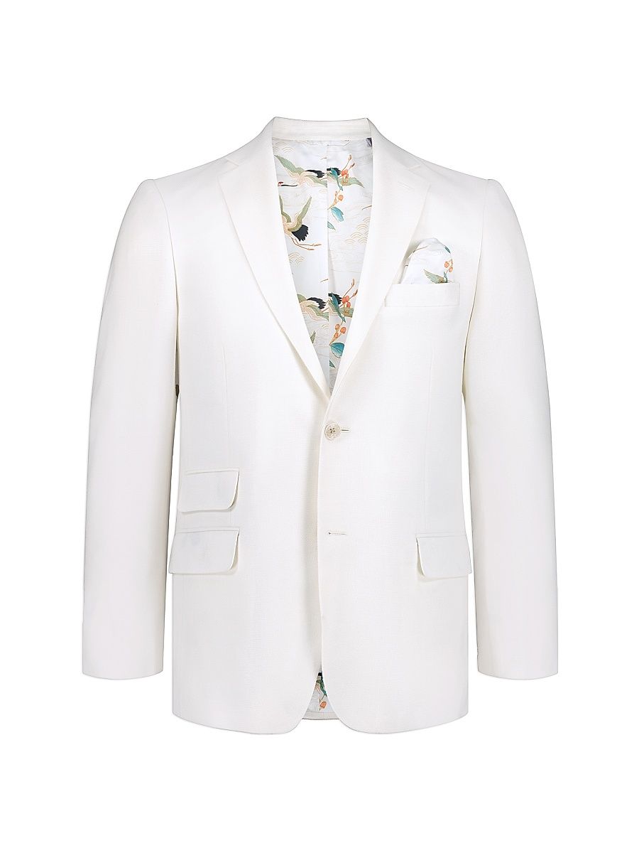 Men's Malvern Woven Sport Coat - Cream - Size 46