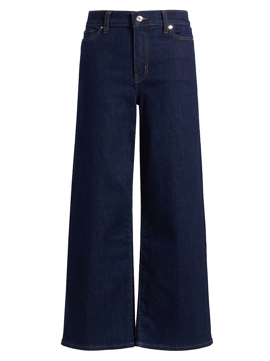 Women's Le Slim Palazzo Crop Jeans - Rinse - Size 31