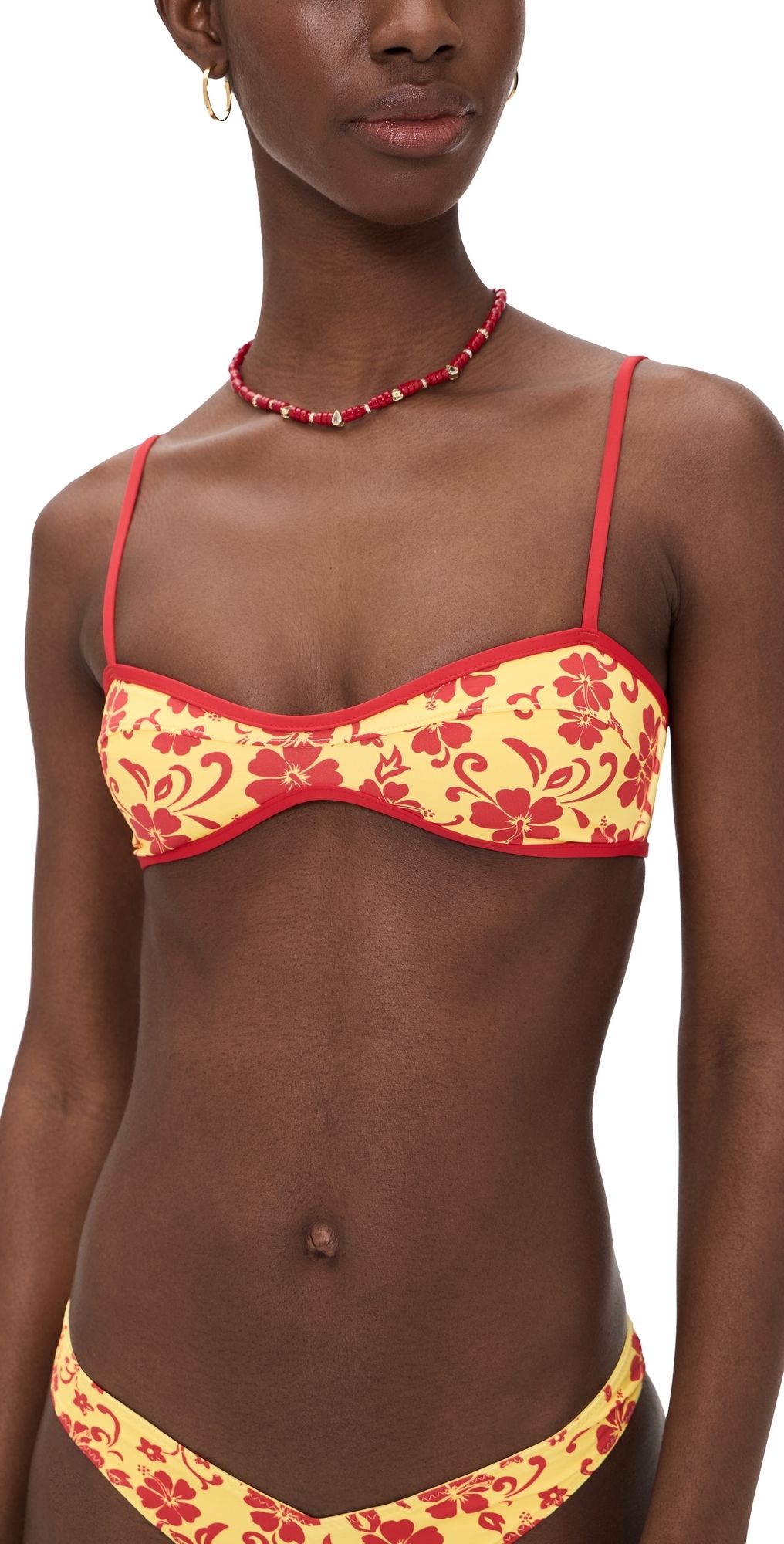 Frankies Bikinis Lane Top Favorite Flower M