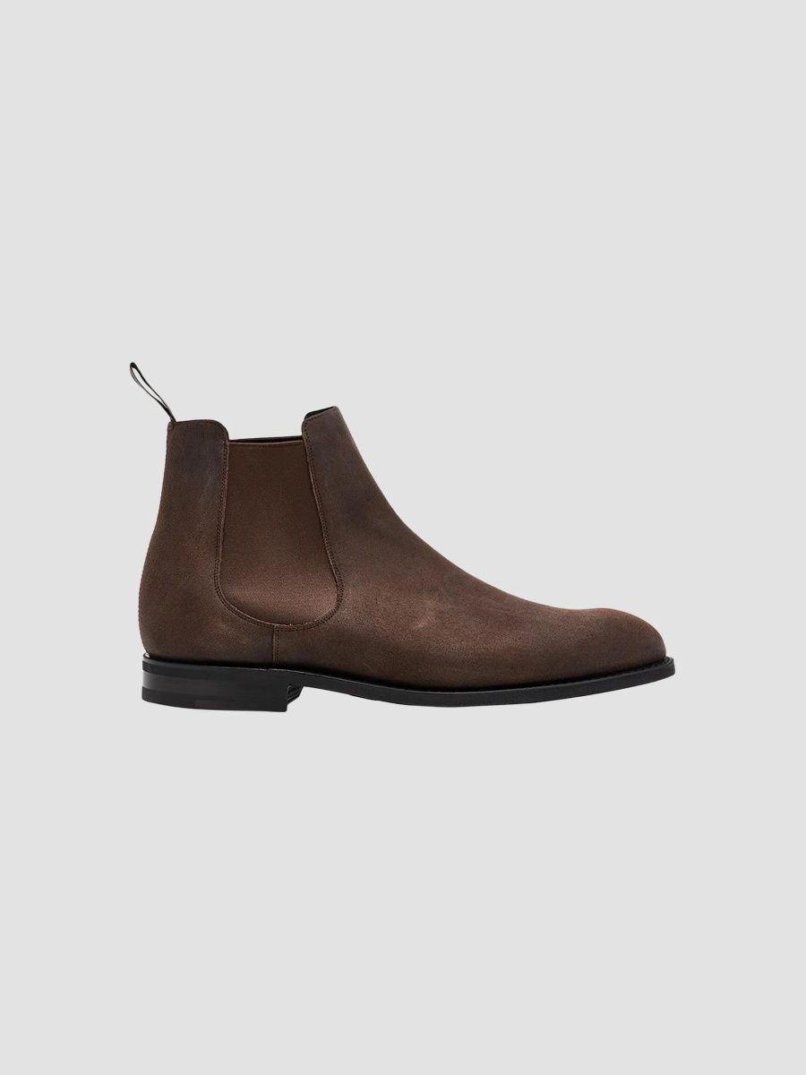 Church's Men's Amberly Waxed Suede Chelsea Boots - Brown - Size 13.5