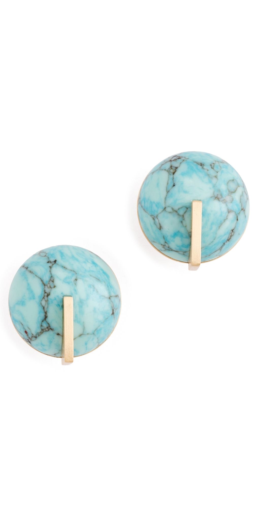 Cult Gaia Una Earrings Ibiza Turquoise One Size