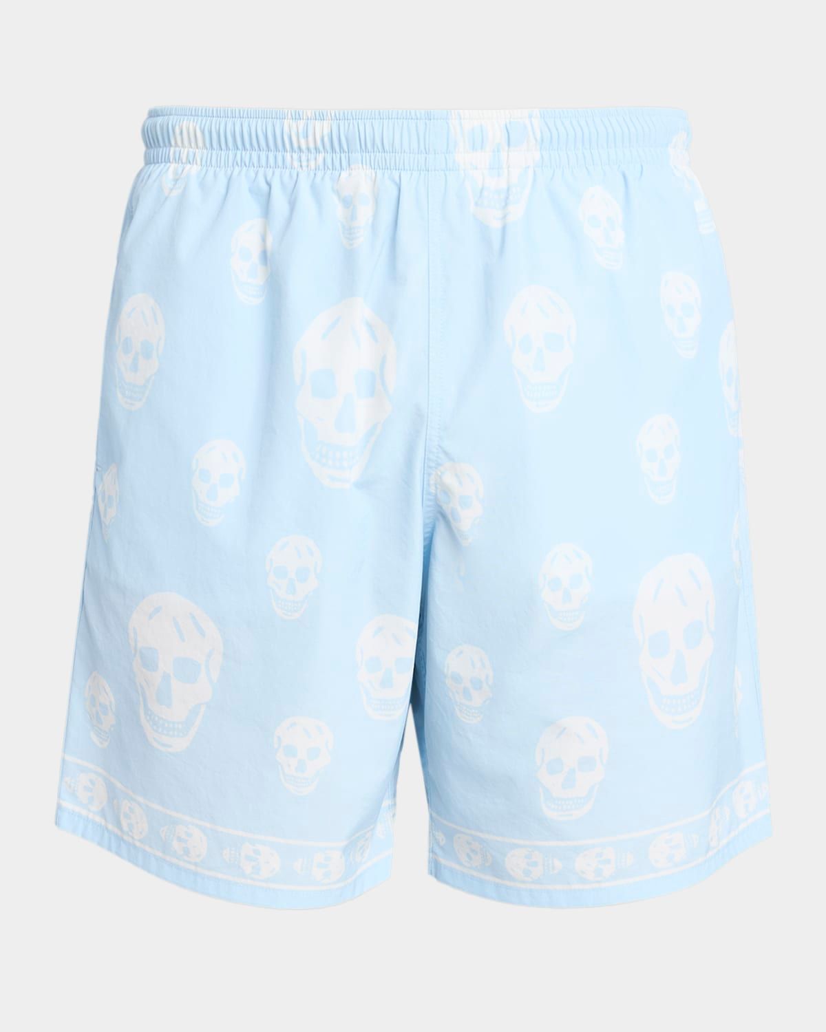 Men & apos;s Nylon Skulls Swim Trunks